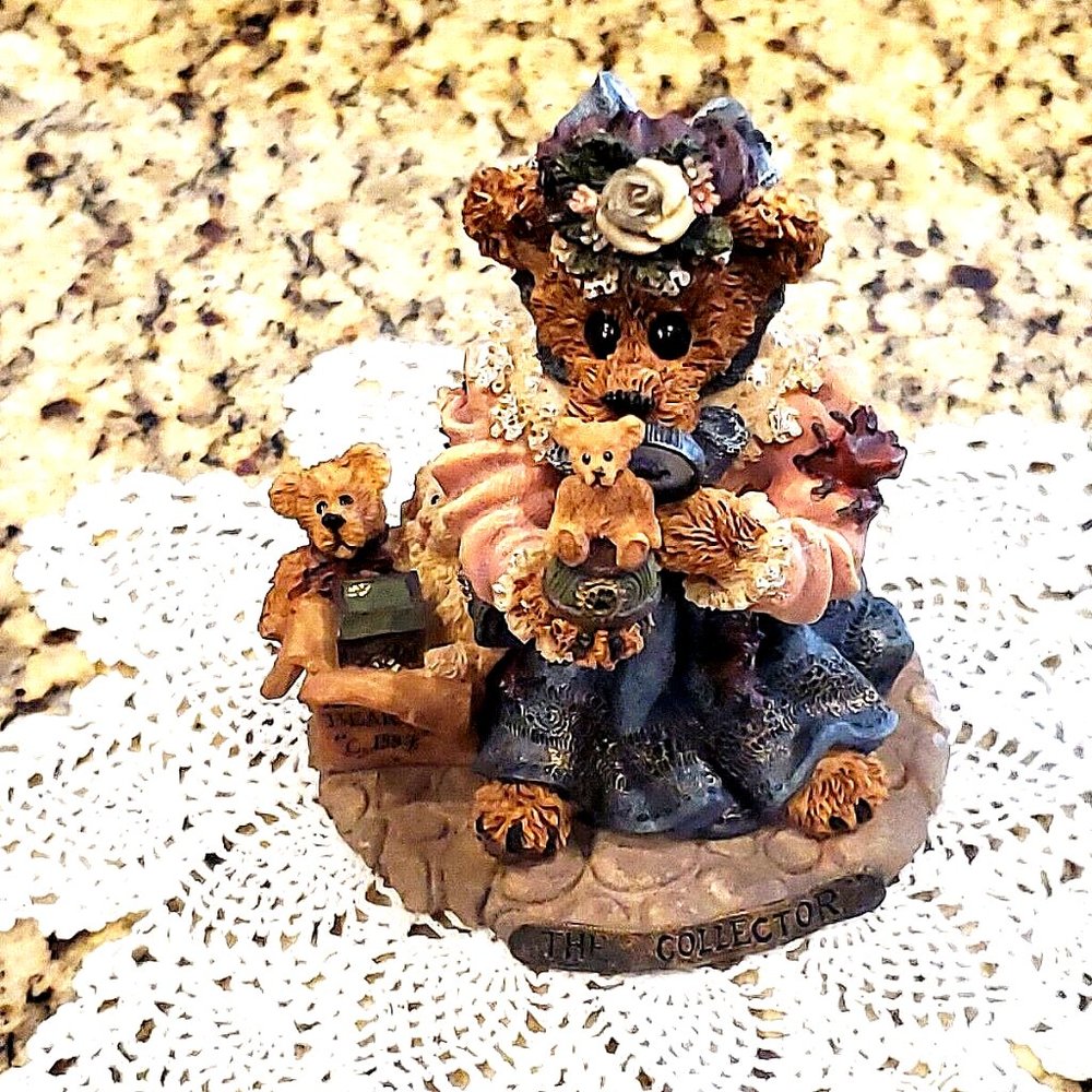 Boyds Bears and Friends Figurine "The Collector" Mark Twain Quote #227707 Mint